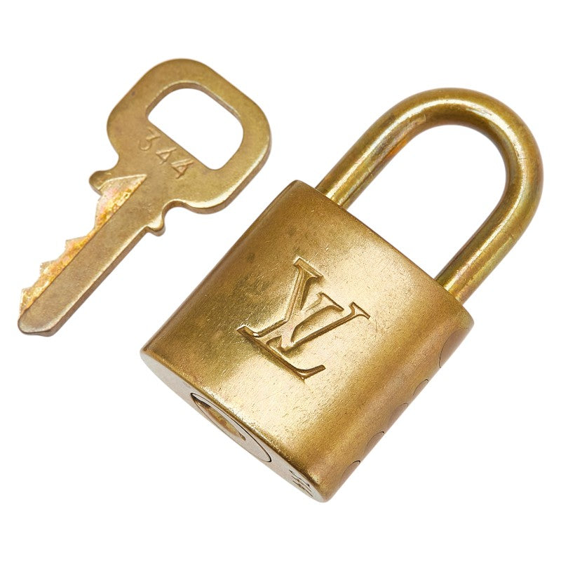 ルイ ヴィトン カデナ 南京錠 キー セット ゴールド メッキ レディース LOUIS VUITTON 【中古】