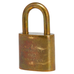 ルイ ヴィトン カデナ 南京錠 キー セット ゴールド メッキ レディース LOUIS VUITTON 【中古】