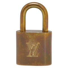 ルイ ヴィトン カデナ 南京錠 キー セット ゴールド メッキ レディース LOUIS VUITTON 【中古】