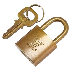 ルイ ヴィトン カデナ 南京錠 キー セット ゴールド メッキ レディース LOUIS VUITTON 【中古】