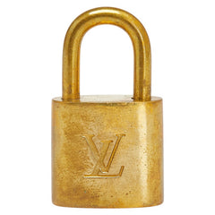 ルイ ヴィトン カデナ 南京錠 キー セット ゴールド メッキ レディース LOUIS VUITTON 【中古】