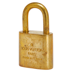 ルイ ヴィトン カデナ 南京錠 キー セット ゴールド メッキ レディース LOUIS VUITTON 【中古】