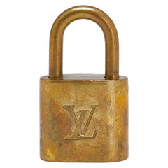 ルイ ヴィトン カデナ 南京錠 キー セット ゴールド メッキ レディース LOUIS VUITTON 【中古】