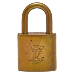 ルイ ヴィトン カデナ 南京錠 キー セット ゴールド メッキ レディース LOUIS VUITTON 【中古】