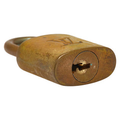 ルイ ヴィトン カデナ 南京錠 キー セット ゴールド メッキ レディース LOUIS VUITTON 【中古】