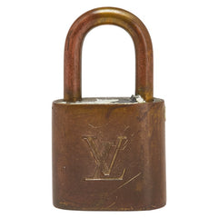 ルイ ヴィトン カデナ 南京錠 キー セット ゴールド メッキ レディース LOUIS VUITTON 【中古】