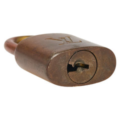 ルイ ヴィトン カデナ 南京錠 キー セット ゴールド メッキ レディース LOUIS VUITTON 【中古】