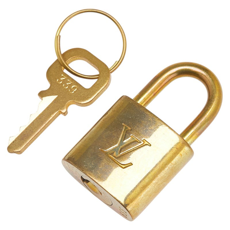 ルイ ヴィトン カデナ 南京錠 キー セット ゴールド メッキ レディース LOUIS VUITTON 【中古】