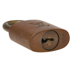 ルイ ヴィトン カデナ 南京錠 キー セット ゴールド メッキ レディース LOUIS VUITTON 【中古】