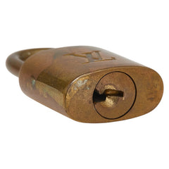 ルイ ヴィトン カデナ 南京錠 キー セット ゴールド メッキ レディース LOUIS VUITTON 【中古】