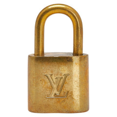 ルイ ヴィトン カデナ 南京錠 キー セット ゴールド メッキ レディース LOUIS VUITTON 【中古】