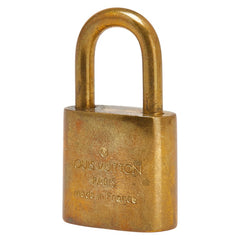 ルイ ヴィトン カデナ 南京錠 キー セット ゴールド メッキ レディース LOUIS VUITTON 【中古】