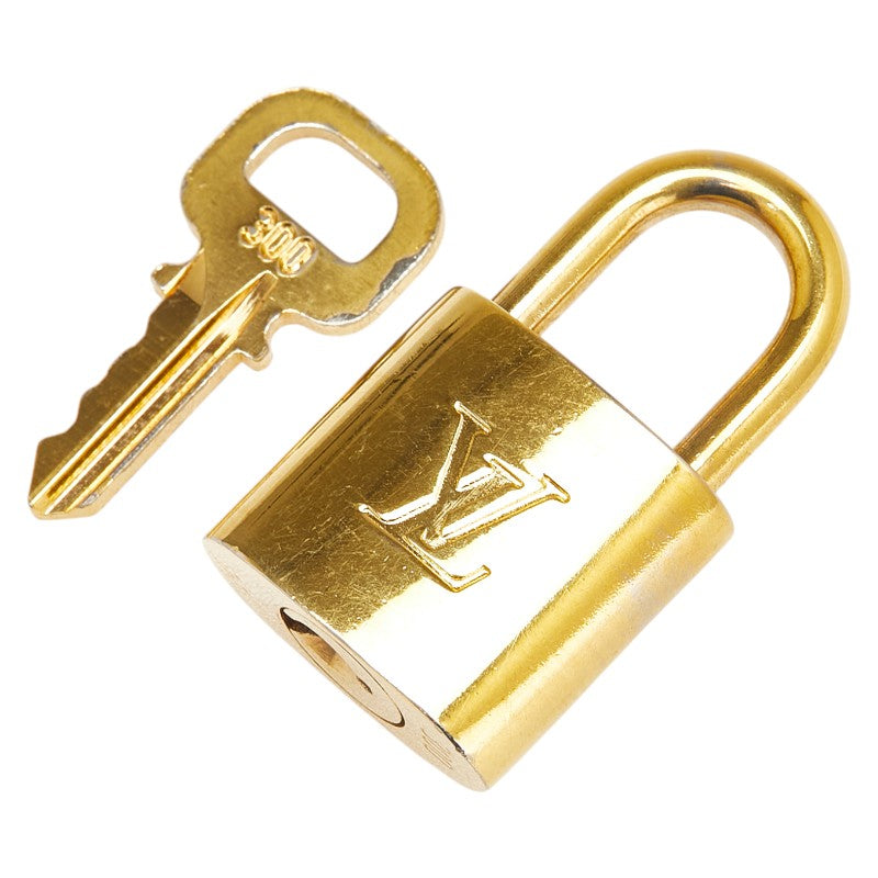 ルイ ヴィトン カデナ 南京錠 キー セット ゴールド メッキ レディース LOUIS VUITTON 【中古】