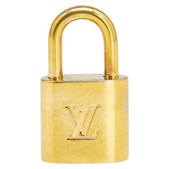 ルイ ヴィトン カデナ 南京錠 キー セット ゴールド メッキ レディース LOUIS VUITTON 【中古】