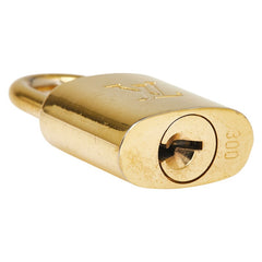 ルイ ヴィトン カデナ 南京錠 キー セット ゴールド メッキ レディース LOUIS VUITTON 【中古】