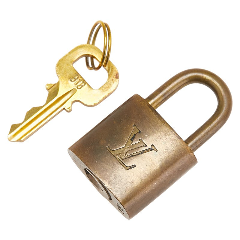 ルイ ヴィトン カデナ 南京錠 キー セット ゴールド メッキ レディース LOUIS VUITTON 【中古】