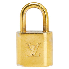 ルイ ヴィトン カデナ 南京錠 キー セット ゴールド メッキ レディース LOUIS VUITTON 【中古】