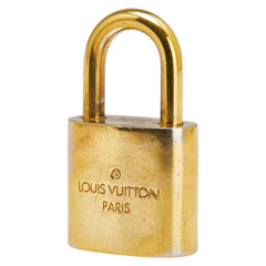 ルイ ヴィトン カデナ 南京錠 キー セット ゴールド メッキ レディース LOUIS VUITTON 【中古】
