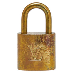 ルイ ヴィトン カデナ 南京錠 キー セット ゴールド メッキ レディース LOUIS VUITTON 【中古】