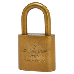 ルイ ヴィトン カデナ 南京錠 キー セット ゴールド メッキ レディース LOUIS VUITTON 【中古】