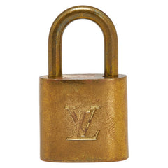 ルイ ヴィトン カデナ 南京錠 キー セット ゴールド メッキ レディース LOUIS VUITTON 【中古】