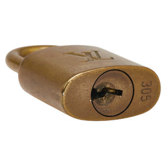 ルイ ヴィトン カデナ 南京錠 キー セット ゴールド メッキ レディース LOUIS VUITTON 【中古】