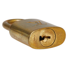 ルイ ヴィトン カデナ 南京錠 キー セット ゴールド メッキ レディース LOUIS VUITTON 【中古】