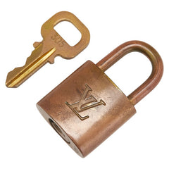 ルイ ヴィトン カデナ 南京錠 キー セット ゴールド メッキ レディース LOUIS VUITTON 【中古】