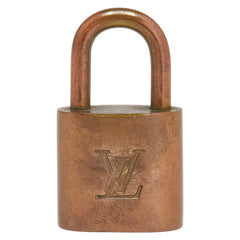 ルイ ヴィトン カデナ 南京錠 キー セット ゴールド メッキ レディース LOUIS VUITTON 【中古】