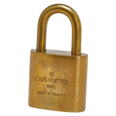 ルイ ヴィトン カデナ 南京錠 キー セット ゴールド メッキ レディース LOUIS VUITTON 【中古】