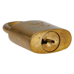 ルイ ヴィトン カデナ 南京錠 キー セット ゴールド メッキ レディース LOUIS VUITTON 【中古】