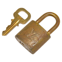 ルイ ヴィトン カデナ 南京錠 キー セット ゴールド メッキ レディース LOUIS VUITTON 【中古】