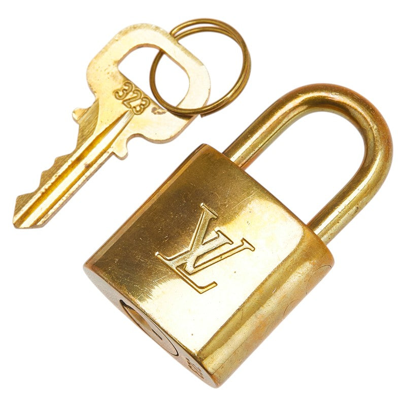 ルイ ヴィトン カデナ 南京錠 キー セット ゴールド メッキ レディース LOUIS VUITTON 【中古】