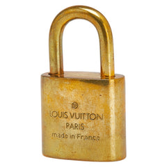 ルイ ヴィトン カデナ 南京錠 キー セット ゴールド メッキ レディース LOUIS VUITTON 【中古】