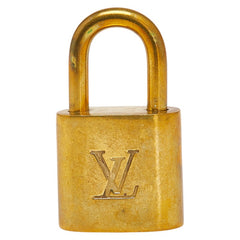 ルイ ヴィトン カデナ 南京錠 キー セット ゴールド メッキ レディース LOUIS VUITTON 【中古】