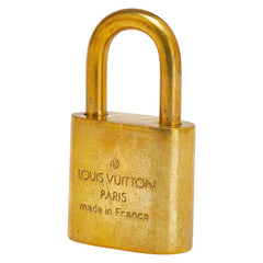 ルイ ヴィトン カデナ 南京錠 キー セット ゴールド メッキ レディース LOUIS VUITTON 【中古】