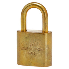 ルイ ヴィトン カデナ 南京錠 キー セット ゴールド メッキ レディース LOUIS VUITTON 【中古】
