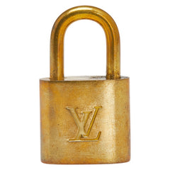 ルイ ヴィトン カデナ 南京錠 キー セット ゴールド メッキ レディース LOUIS VUITTON 【中古】