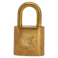 ルイ ヴィトン カデナ 南京錠 キー セット ゴールド メッキ レディース LOUIS VUITTON 【中古】