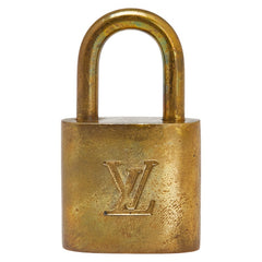 ルイ ヴィトン カデナ 南京錠 キー セット ゴールド メッキ レディース LOUIS VUITTON 【中古】