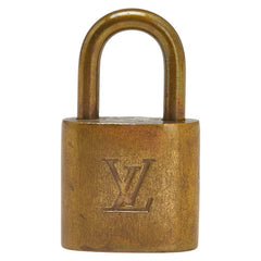 ルイ ヴィトン カデナ 南京錠 キー セット ゴールド メッキ レディース LOUIS VUITTON 【中古】