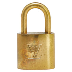 ルイ ヴィトン カデナ 南京錠 キー セット ゴールド メッキ レディース LOUIS VUITTON 【中古】