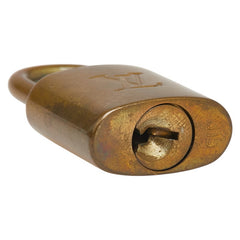 ルイ ヴィトン カデナ 南京錠 キー セット ゴールド メッキ レディース LOUIS VUITTON 【中古】