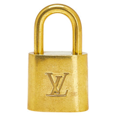 ルイ ヴィトン カデナ 南京錠 キー セット ゴールド メッキ レディース LOUIS VUITTON 【中古】