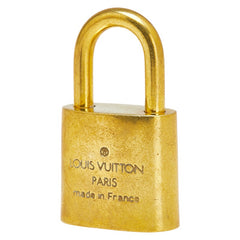 ルイ ヴィトン カデナ 南京錠 キー セット ゴールド メッキ レディース LOUIS VUITTON 【中古】