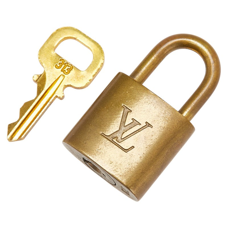 ルイ ヴィトン カデナ 南京錠 キー セット ゴールド メッキ レディース LOUIS VUITTON 【中古】