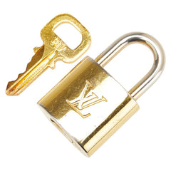 ルイ ヴィトン カデナ 南京錠 キー セット ゴールド メッキ レディース LOUIS VUITTON 【中古】