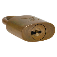 ルイ ヴィトン カデナ 南京錠 キー セット ゴールド メッキ レディース LOUIS VUITTON 【中古】