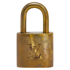 ルイ ヴィトン カデナ 南京錠 キー セット ゴールド メッキ レディース LOUIS VUITTON 【中古】