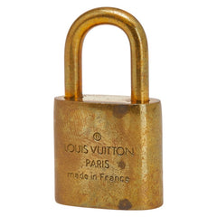 ルイ ヴィトン カデナ 南京錠 キー セット ゴールド メッキ レディース LOUIS VUITTON 【中古】